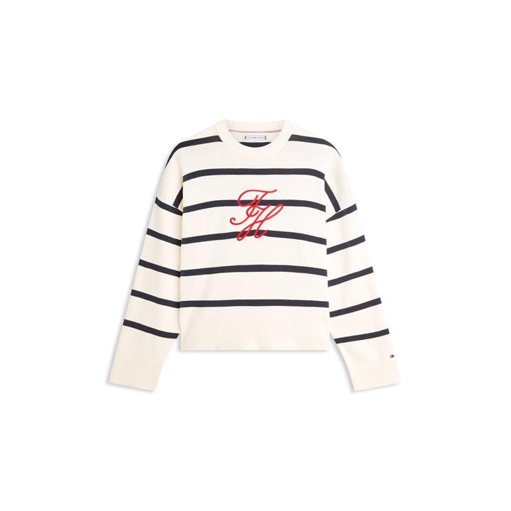 Tommy Hilfiger Women's Beige Tommy F Ndl Sw Ld62