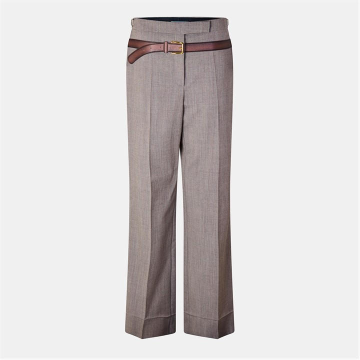 Prada Women's Grey Trompe Trs Size 10