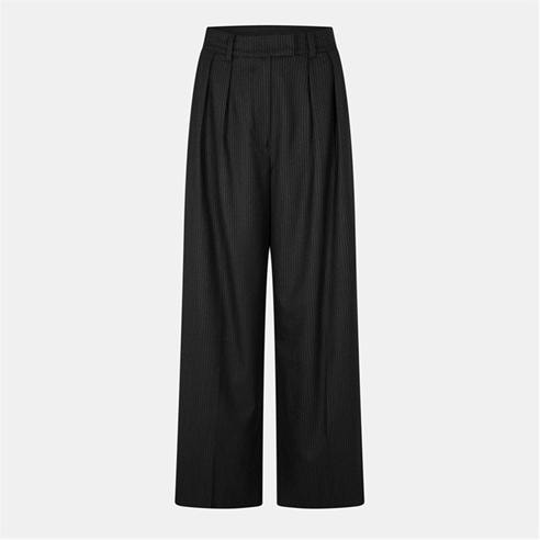 ANINE BING - Women's High-Rise Relaxed Wide Leg Trousers
