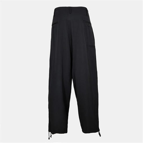 YOHJI YAMAMOTO - Men's Flowing Drape Wide Leg Trousers