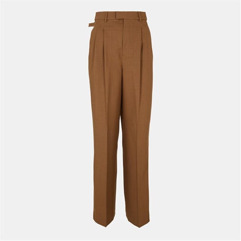 AMI PARIS - Women's High Waisted Wide Leg Trousers