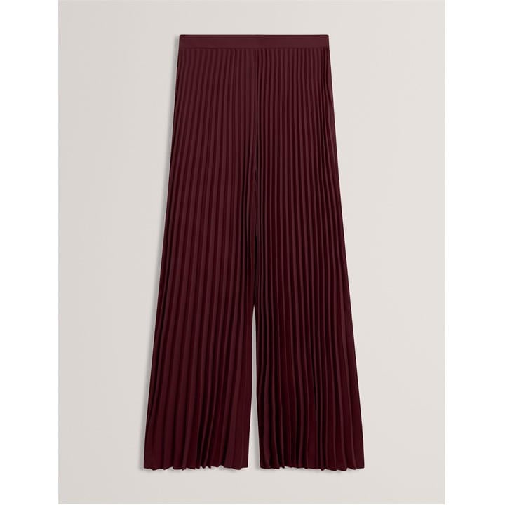 Ted Baker Women's Red Wide Leg Trousers