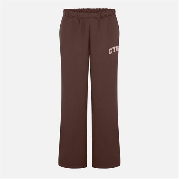 Grey - THE COUTURE CLUB - Womens CTRE Straight Leg Knitted Joggers