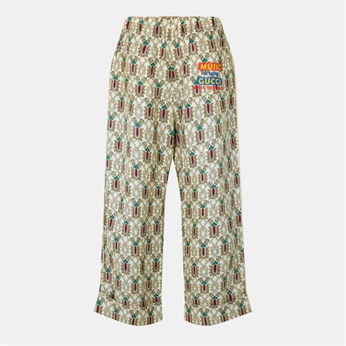 GUCCI - Men's Wide Leg Relaxed Fit Trousers