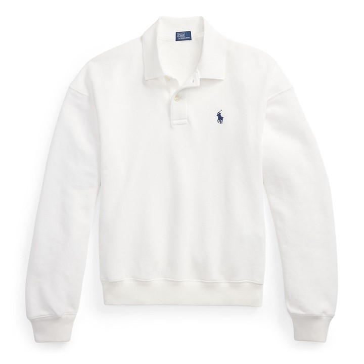 Polo Ralph Lauren Women's White Long Sleeve Polo Shirt Size 14