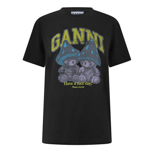 Ganni - Womens Graphic T-Shirt