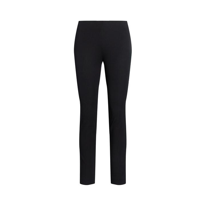 Lauren By Ralph Lauren Women's Black Stretch Twill Skinny Trousers Size 8