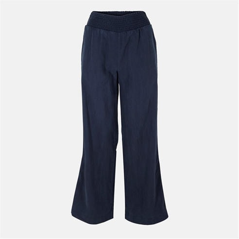 Bella Dahl - Women's Smock Waist Wide Leg Trousers