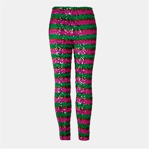 GUCCI - Women's Sequin Slim Fit Trousers