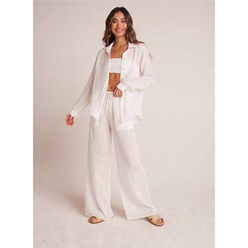 Bella Dahl - Women's Beach Wide Leg Trousers