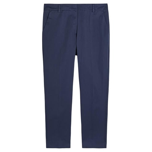 Weekend Max Mara - Women's Cropped Cotton Slim-Fit Trousers