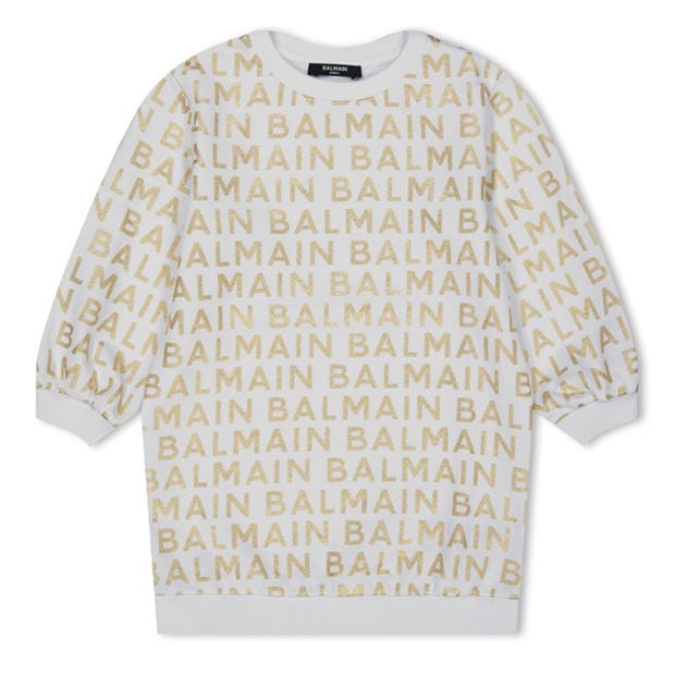 BALMAIN All Over Logo Dress Juniors,All Products : American Fashion Style Bags On Sale