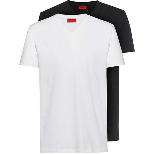 Hugo - Hugo Short Sleeve V Neck T Shirt