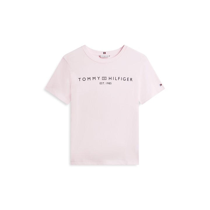 Tommy Hilfiger Women's Pink Corp Logo T-Shirt