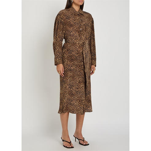 Weekend Max Mara - SD WKDDOLMEN LEOPARD MIDI DRES