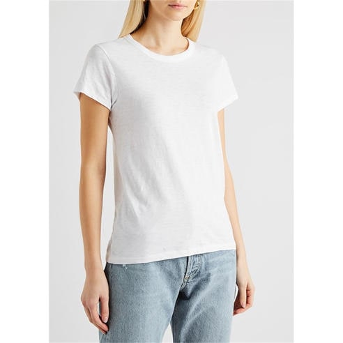Rag and Bone - Women's Short-Sleeve Cotton Crew-Neck T-Shirt