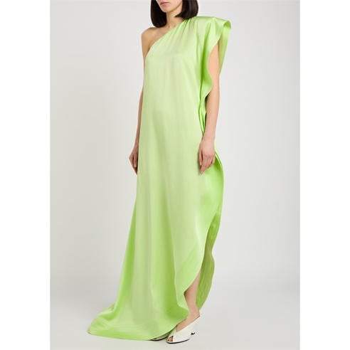 Stella McCartney - Envers Satin Asym Cocktail Dre