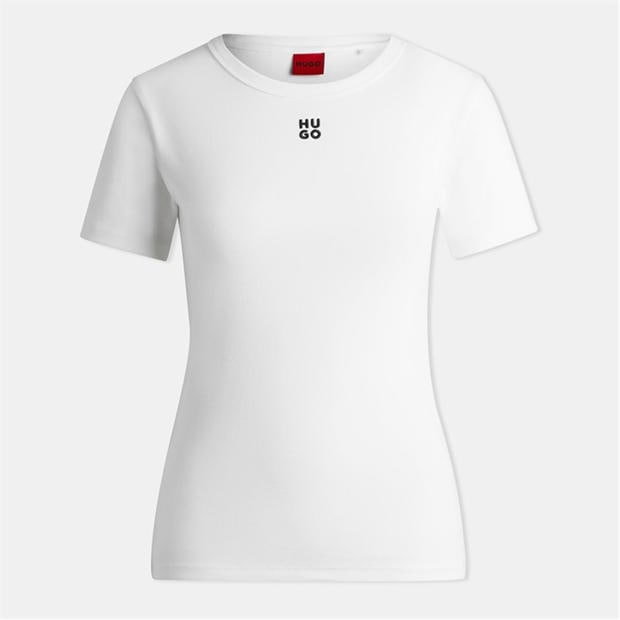 Black - Hugo - Women's Regular Fit Logo T-Shirt