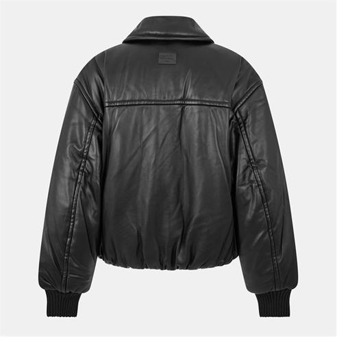 ACNE STUDIOS - Women's  Coated Long Sleeve Oversized Fit Bomber Jacket