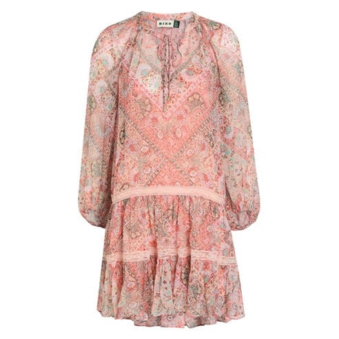 RIXO - Women's Miyah Print Tiered Mini Dress