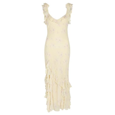 LoveshackFancy - Women's Roseline Rayon Maxi Dress