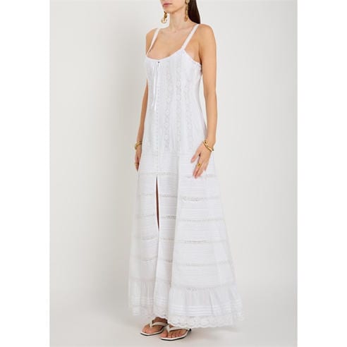 LoveshackFancy - Women's Calyx Cotton Maxi Dress