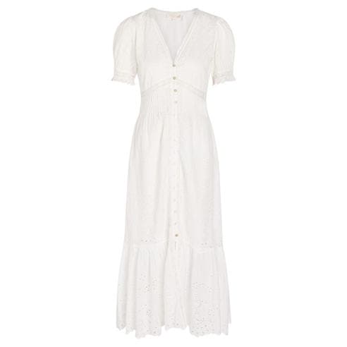 LoveshackFancy - Women's Tarragon Cotton Puff-Sleeve Maxi Dress