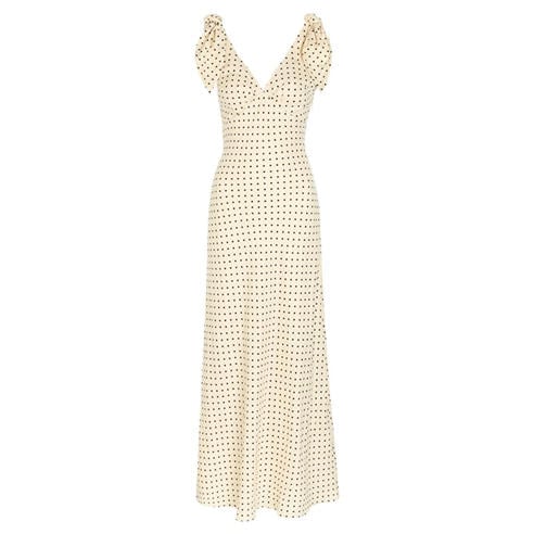 Faithfull The Brand - Women's Solana Linen Polka Dot Maxi Dress
