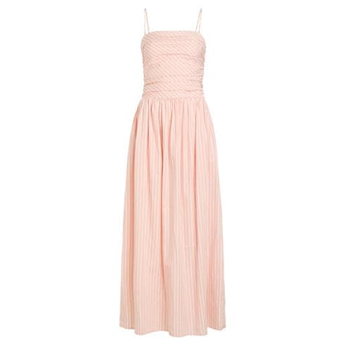 Faithfull The Brand - Women's Portlligat Striped Cotton Maxi Dress