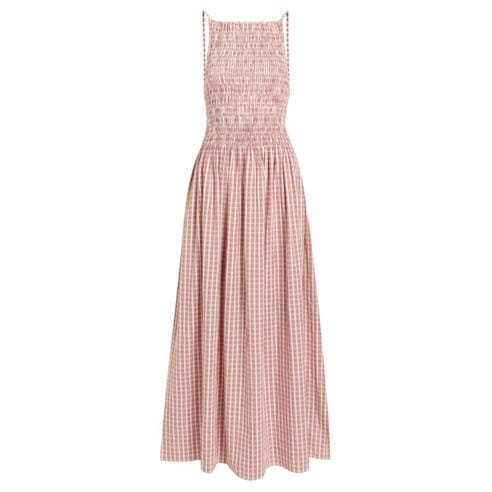 Faithfull The Brand - Women's Laia Cotton Gingham Maxi Dress