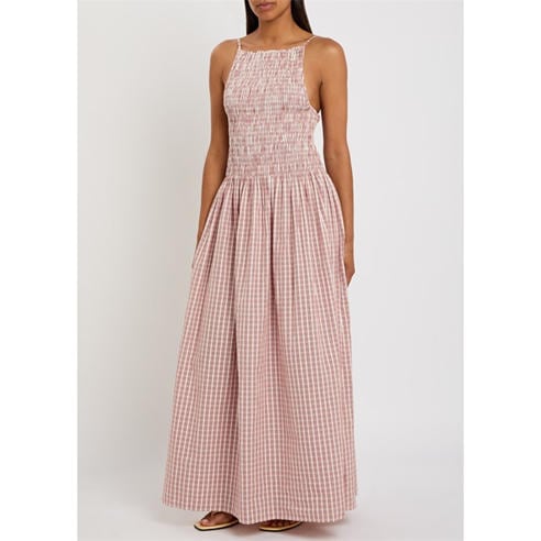 Faithfull The Brand - Women's Laia Cotton Gingham Maxi Dress