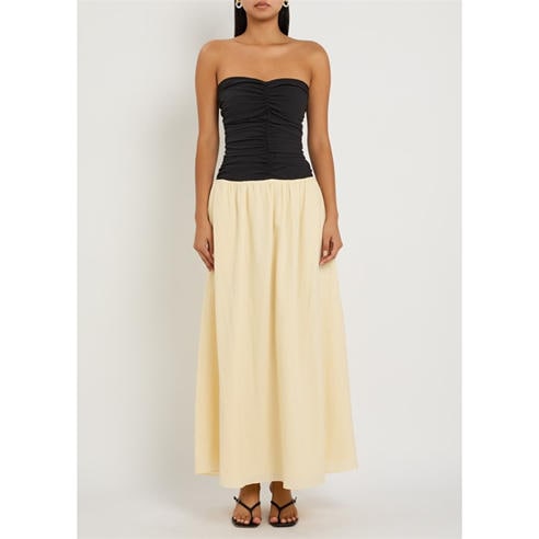 Faithfull The Brand - Women's Sant Roc Strapless Cotton Maxi Dress