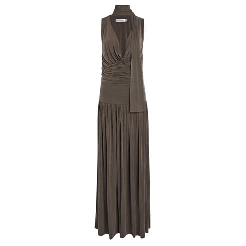 Aya Muse - Women's Alyve Cupro Ruched Maxi Dress