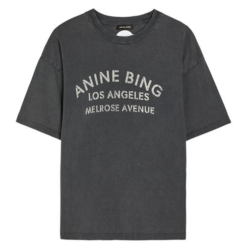 Anine Bing - Women's Cade Melrose Logo Cotton Oversized-Fit T-Shirt