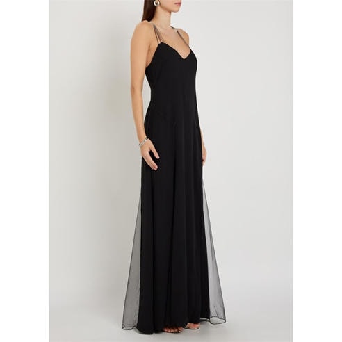 Anna October - Women's Ariadne V-Neck Crepe Maxi Dress