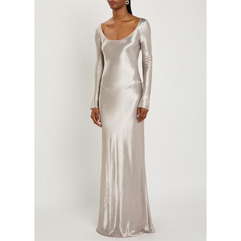 Anna October - Women's Margit Satin Maxi Dress