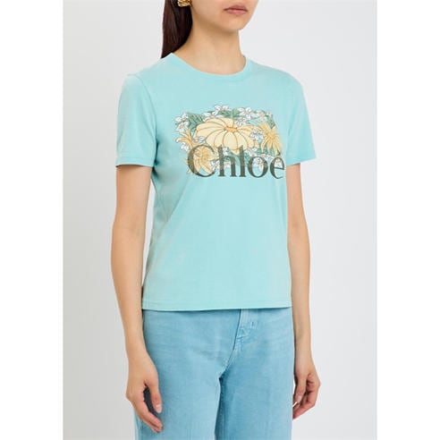 Chloe - Women's À La Plage Cotton Short-Sleeve T-Shirt