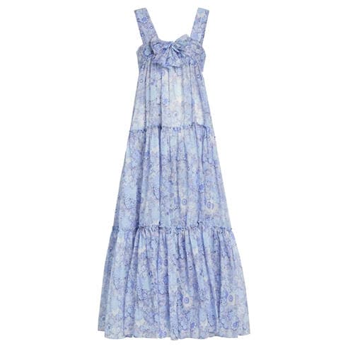 Chloe - Women's Cotton Floral Maxi Dress