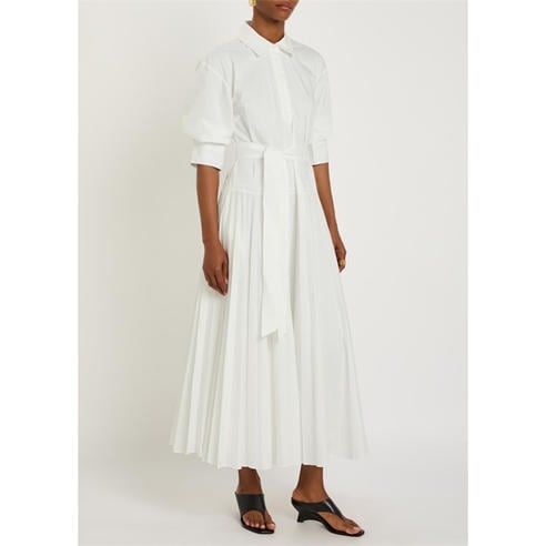 Jonathan Simkhai - Women's Arlo Belted Cotton Maxi Dress