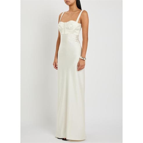 Anna October - Women's Aglaya Satin Maxi Dress
