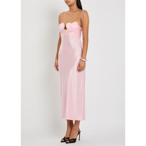 Anna October - Women's Amur Satin Maxi Dress