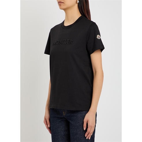 Moncler - Women's Short-Sleeve Cotton Crew-Neck T-Shirt