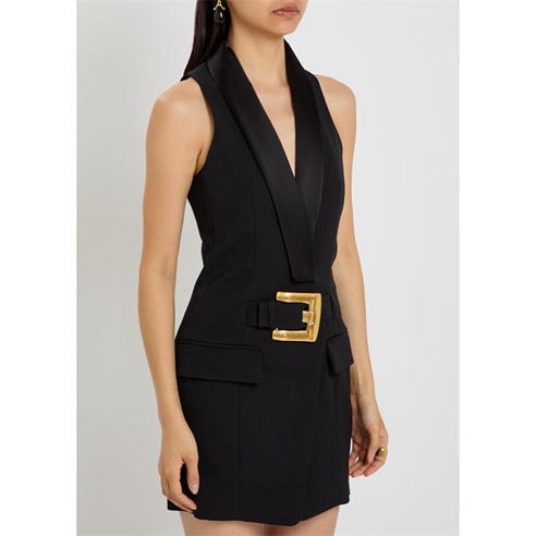 Balmain - SL 2 PKTS BELTED GDP SHORT DRE