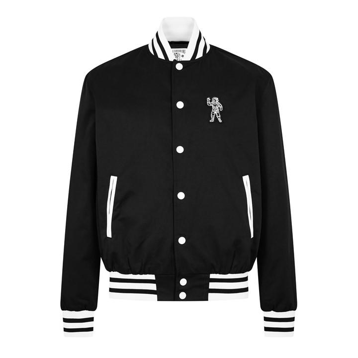 BILLIONAIRE BOYS CLUB Varsity Jacket – Black BILLIONAIRE BOYS CLUB Varsity Jacket – Black