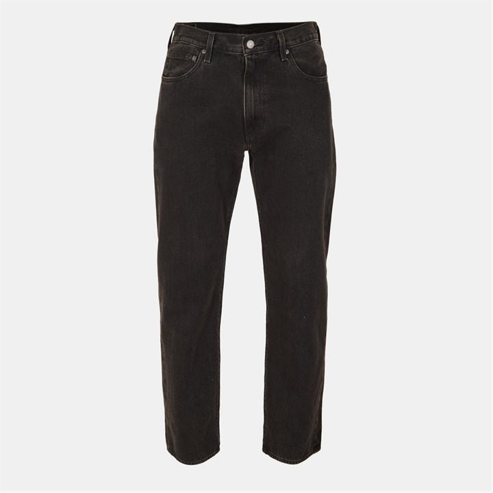 Levis Men's Black 555 Relaxed Fit Jeans Small