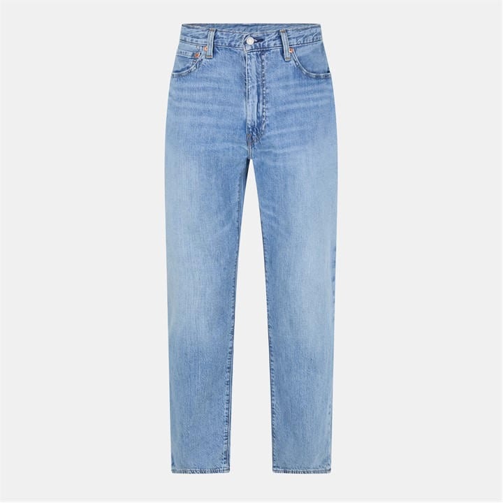 Levis Men's Blue 555 Relaxed Fit Jeans Small