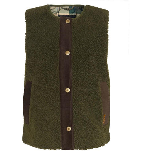 Barbour - Women's Dulsie Teddy Fur Sleeveless Gilet