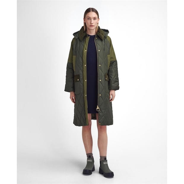 Barbour Cookston Longline Quilted Jacket,All Products : American Fashion Style Bags On Sale