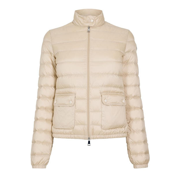 Beige 21N - MONCLER - Womens Lans Short Down Jacket