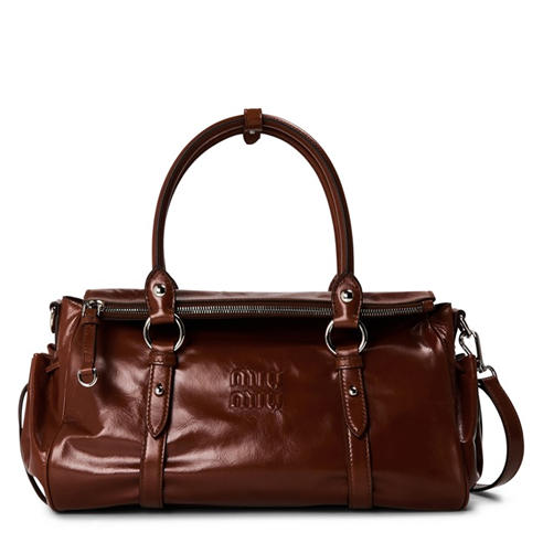 MIU MIU - Miu Shiny Leather HB Ld64